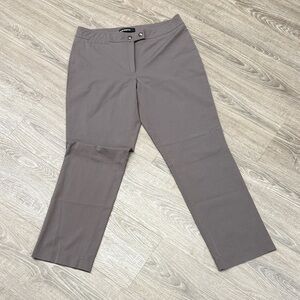 CAMBIO Stretch Ankle Pants in Taupe.